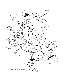 Mower Deck Diagram and Parts List for A2246YT 96046001700 Ariens Lawn Tractor