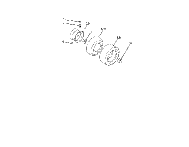 Wheels And Tires Diagram and Parts List for A175BG42 96016002101 Ariens Lawn Tractor