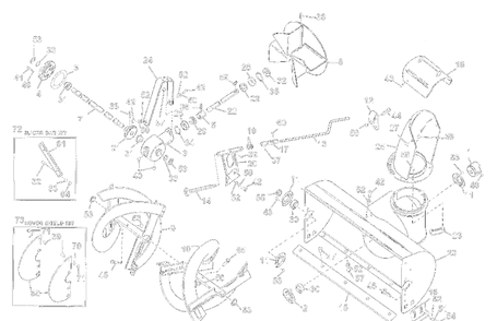 Sno-Scoop Diagram and Parts List for 10ML60 006001 - 017000 Ariens Lawn Tractor Accessories