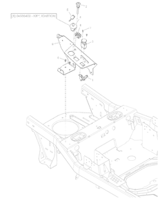 Control Panel Diagram and Parts List for 918027 035000 + Ariens Lawn Tractor