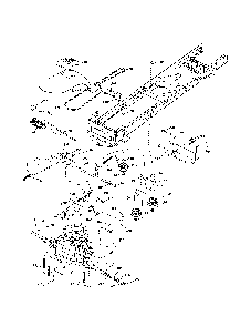 Drive Diagram and Parts List for A19K42 96046000500 Ariens Lawn Tractor
