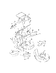 Mower pan/bag Diagram and Parts List for 91116000 101-1137 Ariens Lawn Mower
