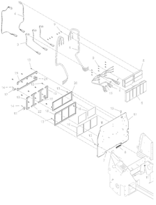 Electrical - Controllers And Mounts - 52-Inch Diagram and Parts List for 998302 000500 - 000999 Ariens Lawn Tractor