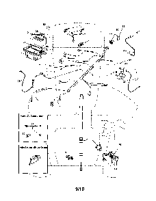 Electrical Diagram and Parts List for A20BH42 96046001100 Ariens Lawn Tractor