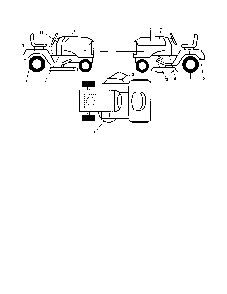 Decals Diagram and Parts List for A19K42 96046000200 Ariens Lawn Tractor