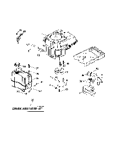 Part Location Diagram of 194319 Ariens Lawn tractor belt keeper