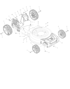 Part Location Diagram of 30202251 Ariens Bracket Lh Downward (Black)