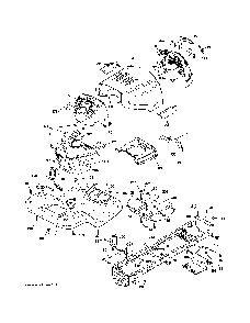Chassis Diagram and Parts List for A2246YT 96046001700 Ariens Lawn Tractor