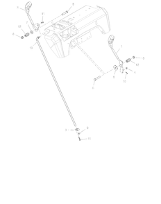 Part Location Diagram of 30191400 Ariens Asm, Lever With Knob-Lg Dash Speed