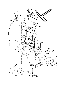 Mower Deck Diagram and Parts List for A175BG42 96016002101 Ariens Lawn Tractor