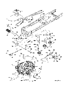 Drive Diagram and Parts List for 93604800  Ariens Lawn Tractor