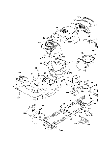 Chassis Diagram and Parts List for 93604800  Ariens Lawn Tractor