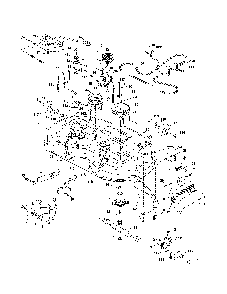 Mower deck Diagram and Parts List for 96046001600  Ariens Lawn Tractor