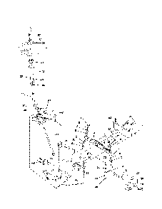 Steering Diagram and Parts List for A175BG42 96016002300 Ariens Lawn Tractor