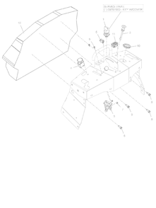 Operator Pad And Switches Diagram and Parts List for 994302 000101 + Ariens Lawn Tractor Accessories
