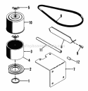 Part Location Diagram of 07213200 Ariens V-Belt
