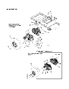 Transaxle/dump valves/rear wheels Diagram and Parts List for 91514100  Ariens Lawn Mower