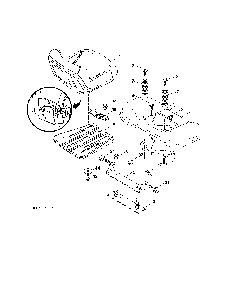 Seat Diagram and Parts List for A20K46YT 96046000300 Ariens Lawn Tractor