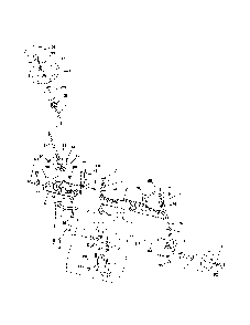 Steering Diagram and Parts List for A2042YT 96046001600 Ariens Lawn Tractor