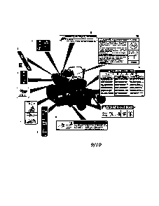 Decals-safety Diagram and Parts List for 91514100  Ariens Lawn Mower