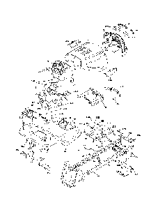 Chassis Diagram and Parts List for A25KH54 96046001800 Ariens Lawn Tractor