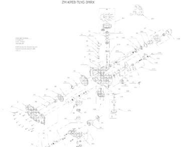 09360000 - Zt3100 Diagram and Parts List for 991590 095000 + Ariens Lawn Tractor