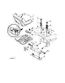 Seat Diagram and Parts List for A2246YT 96046001700 Ariens Lawn Tractor