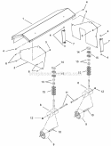 Part Location Diagram of 03905900 Ariens Anti-scalp Wheel - 5x3 Ctr