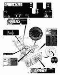 Part Location Diagram of 07797600 Ariens Decal, Cast Iron Bore