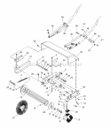 Brush Head Diagram and Parts List for 824013 000101 Ariens Snow Blower
