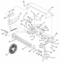 Brush Head Diagram and Parts List for 824014 000101 Ariens Snow Blower