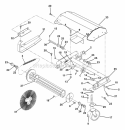 Brush Head Diagram and Parts List for 824015 000101 Ariens Snow Blower