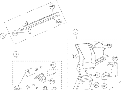 Accessories Diagram and Parts List for 851007 000101 Ariens Lawn Tractor Accessories
