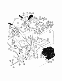 Tiller 4 H.P. (Export Model) Diagram and Parts List for 902024 000101 Ariens Tiller