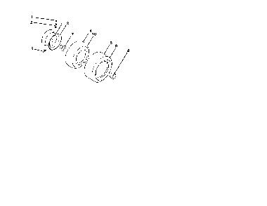 Wheels and tires Diagram and Parts List for 93603700  Ariens Lawn Tractor
