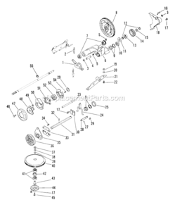 Friction_Wheel_Drive Diagram and Parts List for 911016-084500 LM21S Ariens Lawn Mower