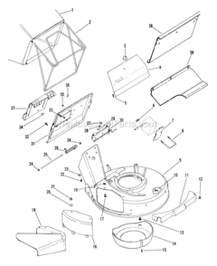 Page D Diagram and Parts List for 911016-084500 LM21S Ariens Lawn Mower