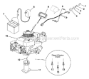 Part Location Diagram of 01190600 Ariens Switch, Key Electric Start-LM