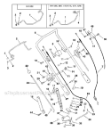 Part Location Diagram of 06946400 Ariens Throttle Cable