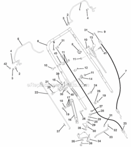 Part Location Diagram of 01282000 Ariens Cable- Kohler/trad Opc