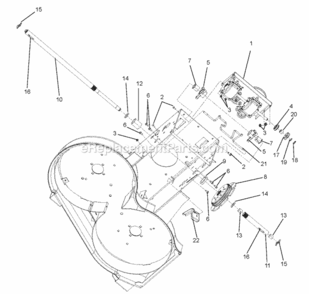 Page K Diagram and Parts List for 911413 013000 Ariens Lawn Mower