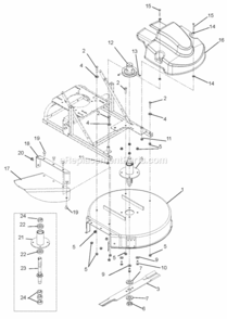 Part Location Diagram of 06400524 Ariens 2