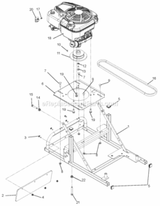 Part Location Diagram of 04158100 Ariens 1