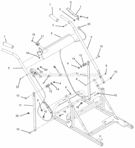 Part Location Diagram of 04166700 Ariens 1