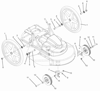 Part Location Diagram of 06530002 Ariens 2