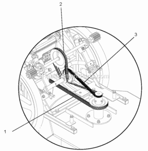 Part Location Diagram of 07200604 Ariens V-Belt, Sl Wrapped