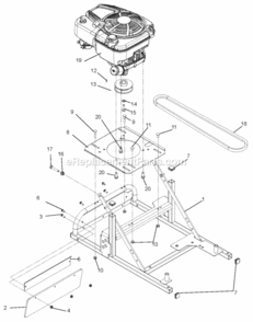 Part Location Diagram of 04158051 Ariens Backer