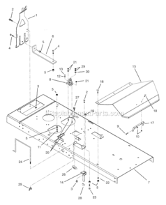 Part Location Diagram of 05938400 Ariens Bolt-Hex