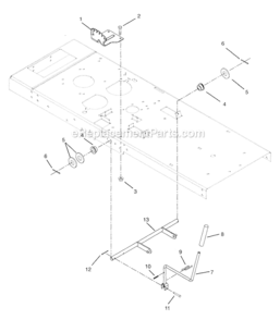 Part Location Diagram of 08322900 Ariens Spring-Tension