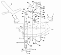 Mower_Deck_Belt_Idlers_And_Blades Diagram and Parts List for 915057 000101 Ariens Lawn Tractor
